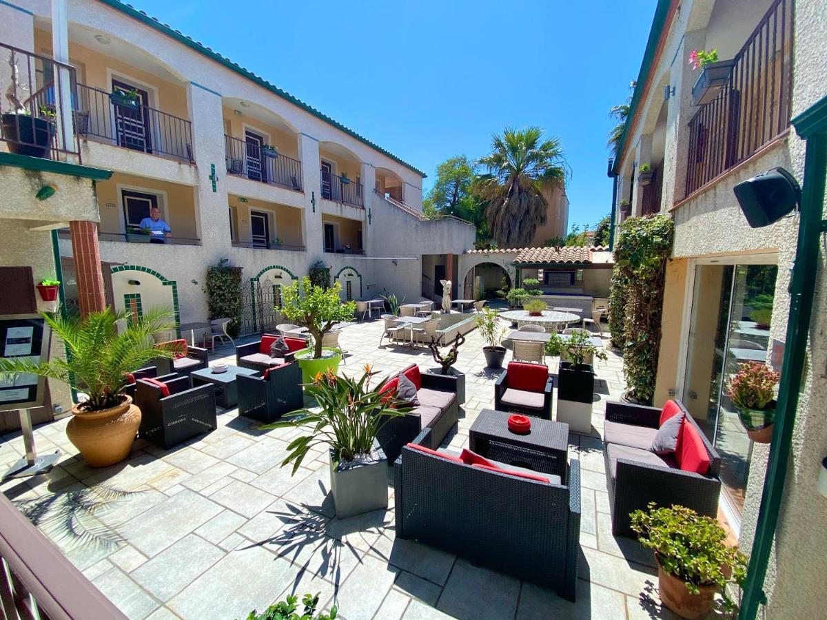 Logis Hotel Les II Mas - Perpignan Sud Cabestany Dış mekan fotoğraf