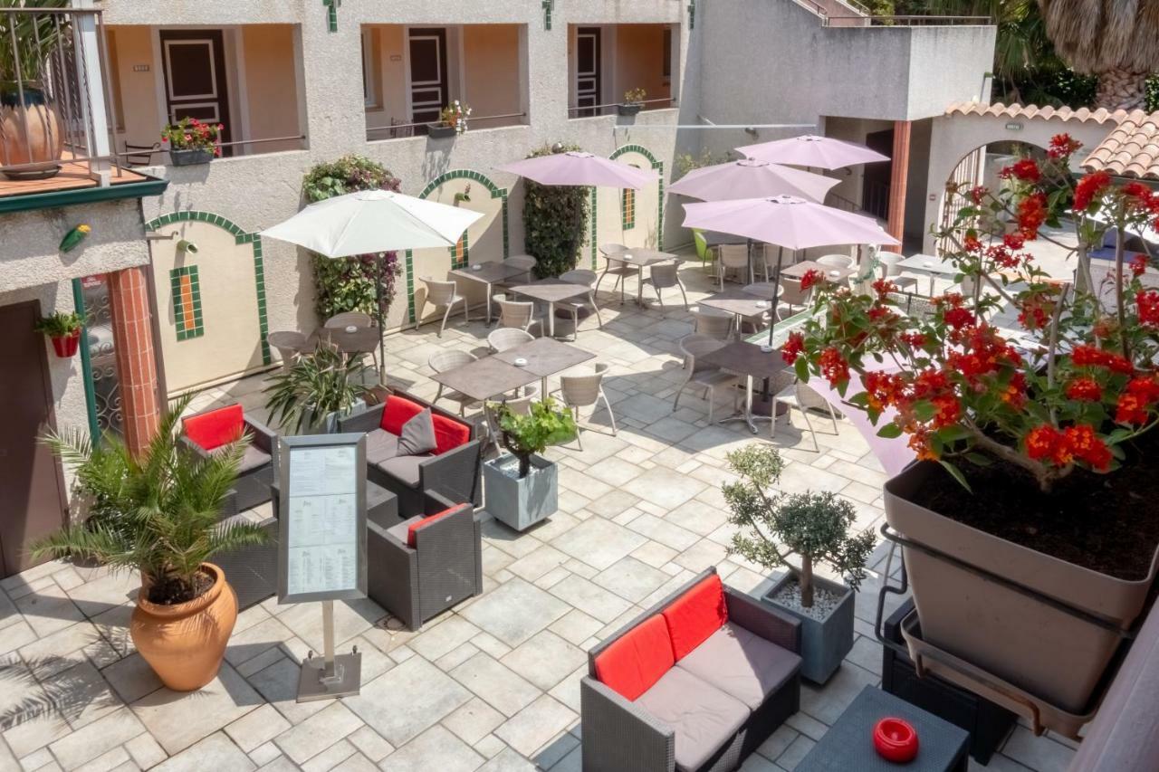 Logis Hotel Les II Mas - Perpignan Sud Cabestany Dış mekan fotoğraf